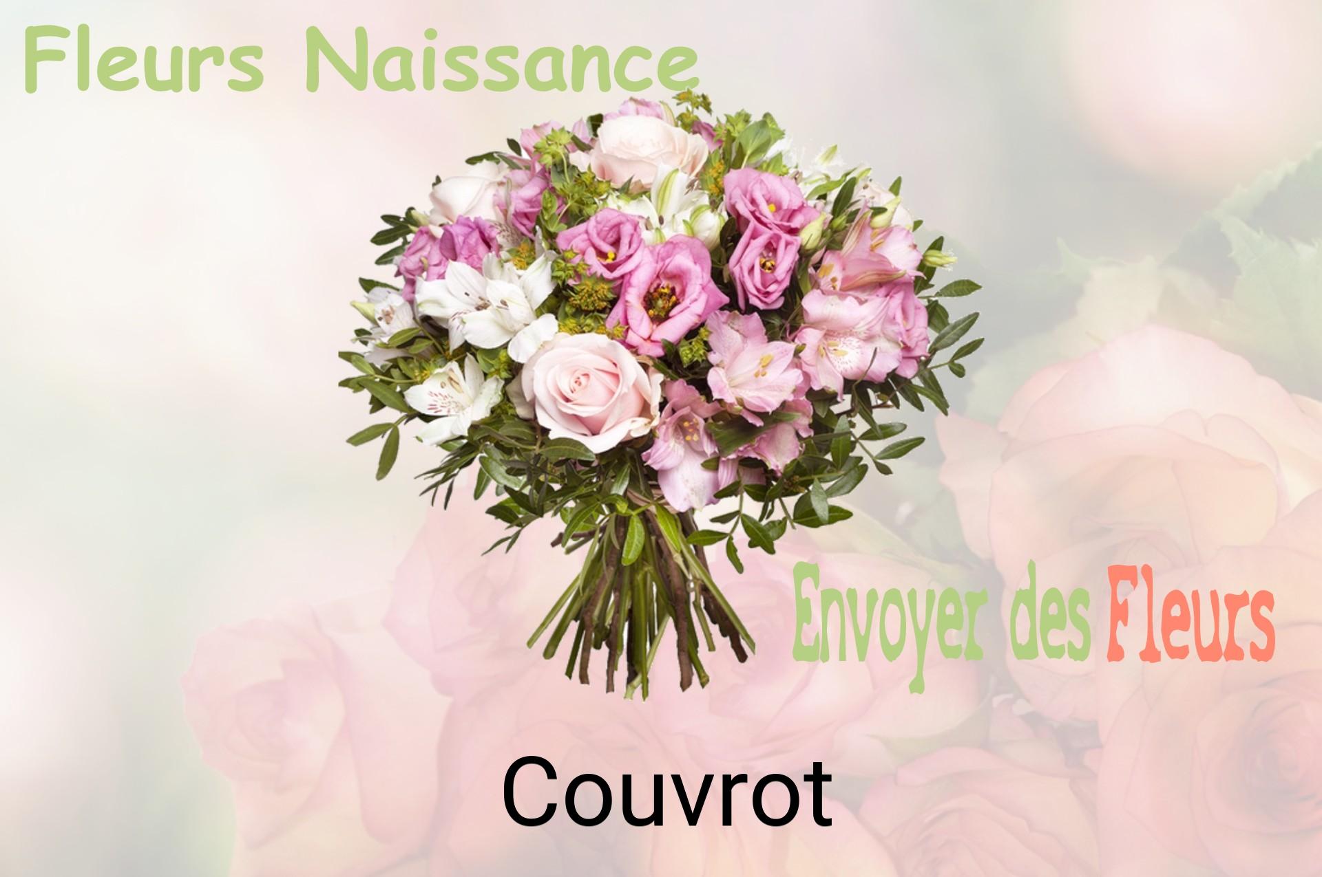Bouquet de fleurs de naissance livré à Couvrot