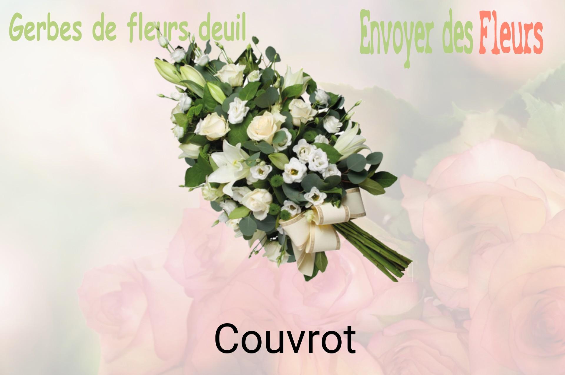 Gerbe de fleurs de deuil livrée à Couvrot
